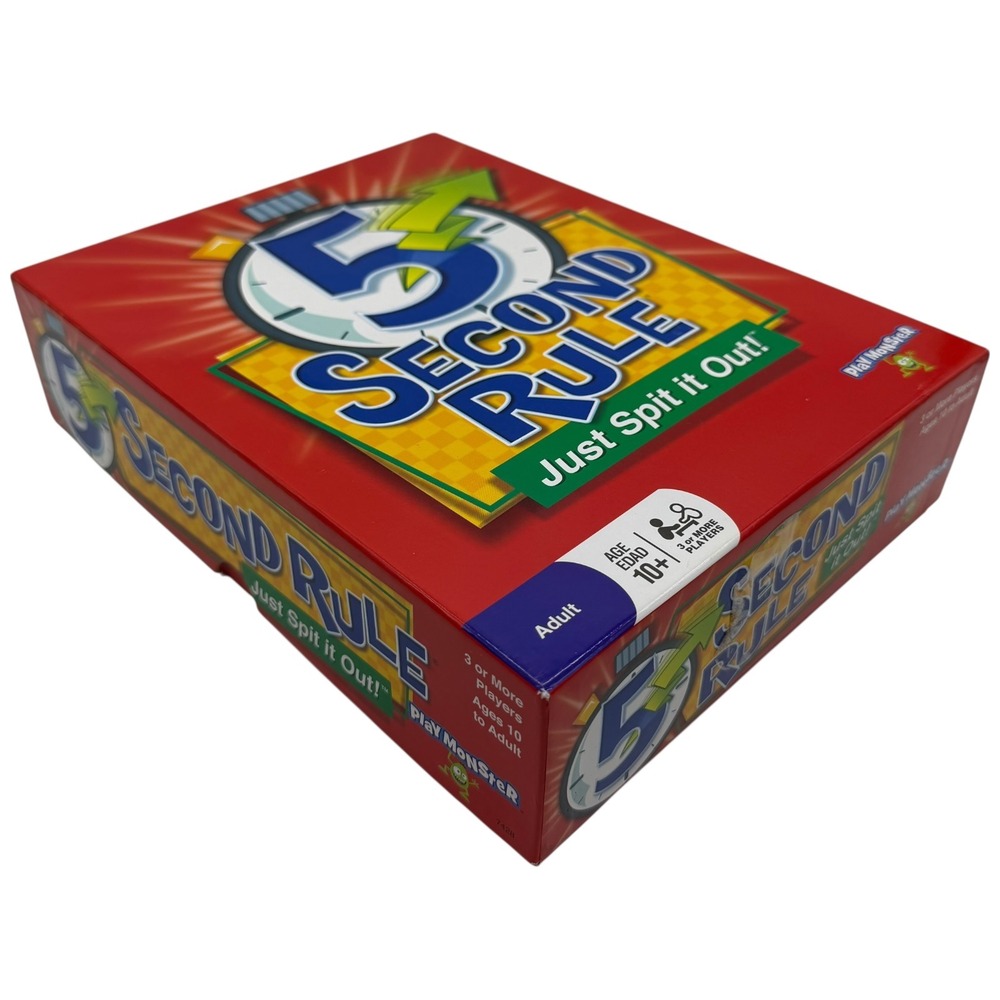 PlayMonster 5 Second‎ Rule Board Game 576 Questions Ages 10+ Complete Excellent